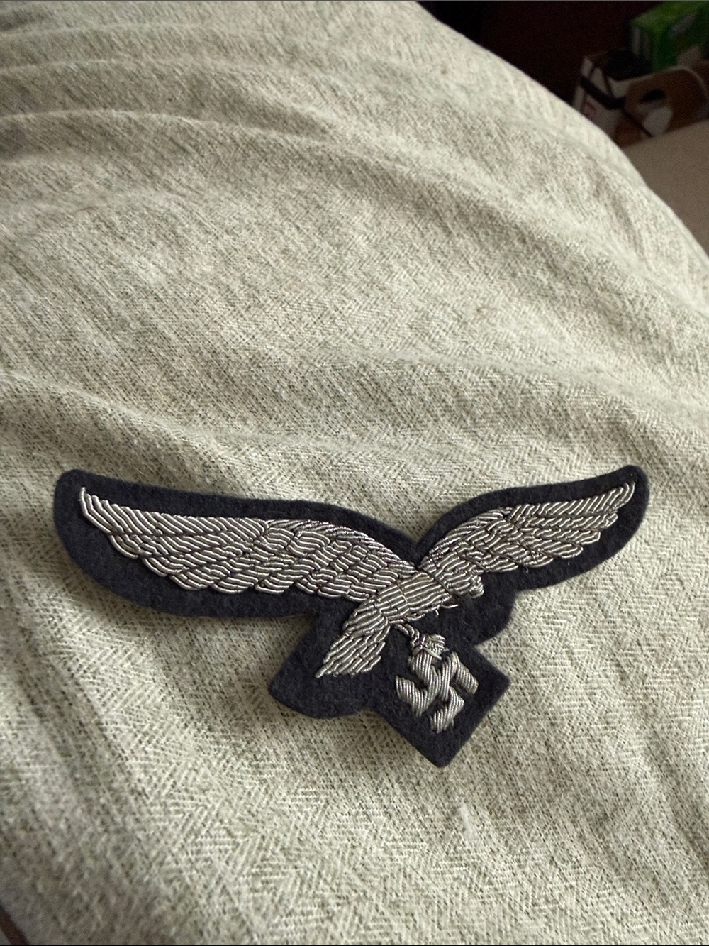 Officer Droop Tail Bullion Breast Eagle